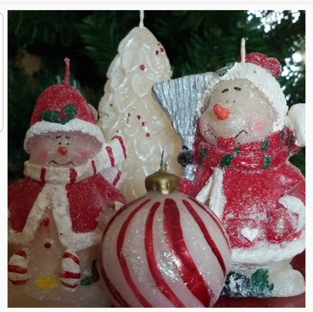 Christmas candles - Picture 2 of 5